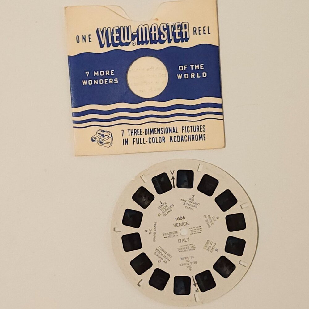 VINTAGE View Master Reel VENICE Italy